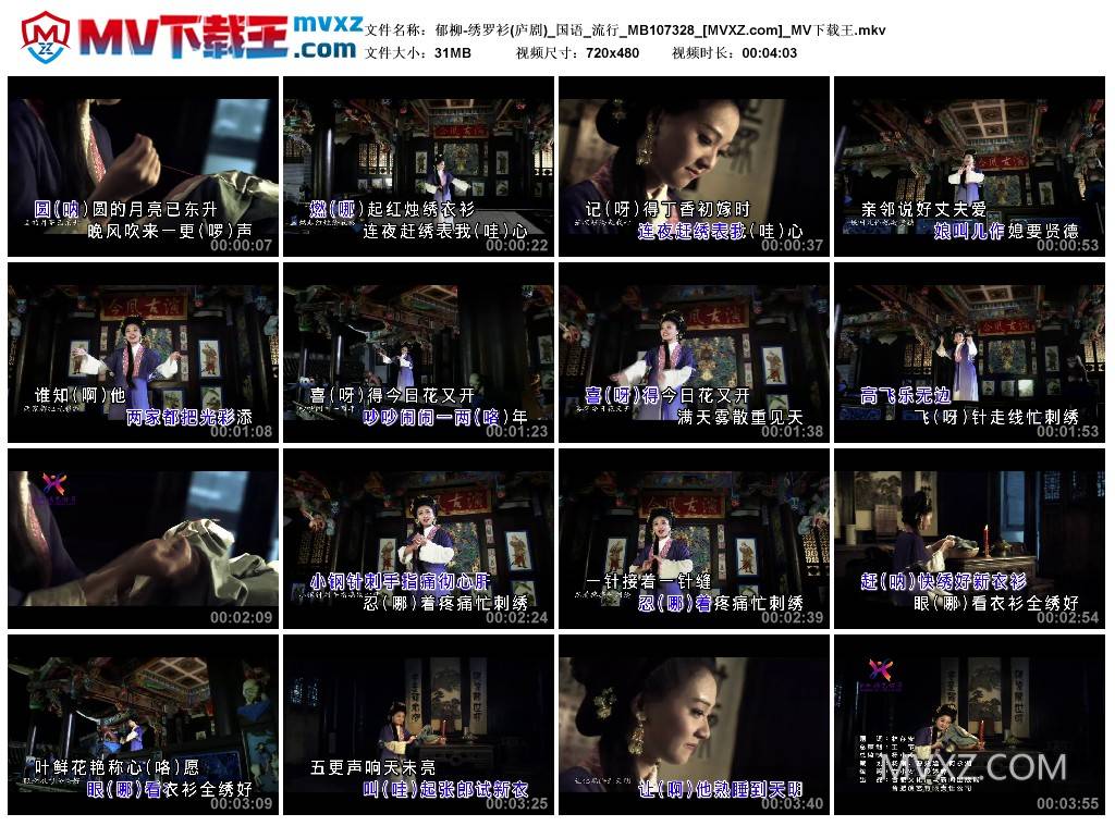 郁柳-绣罗衫(庐剧)_国语_流行_MB107328